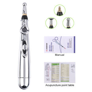 Suolaer | Electric Acupuncture Point Massage Pen Pain Relief Laser Therapy Electronic Meridian Energy Pen Body Head Back Neck Leg Massager