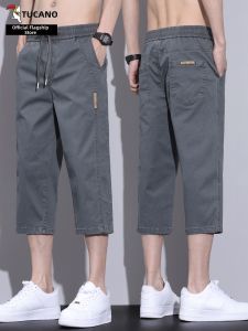 TUCANO | Cotton Loose-fit Summer Mens Seven-Eighths Workwear Shorts