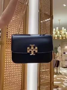 French-style TB womens bag with classic logo double T magnetic snap closure metal chain for slung shoulder strap single shoulder bag