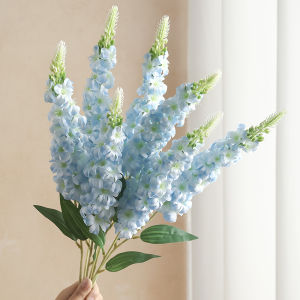 1Pcs Blue Artificial Flowers Bouquet 71CM Fake Flowers for Home Decor Wedding Bride Decoration Vase Flower Arrangement Accessory