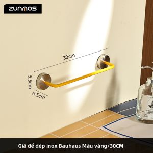 ZUNMOS | Giá Đỡ Dép Thiết Kế Bauhaus Inox Không Cần Khoan