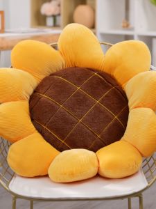 Ghế Dựa Lưng Hình Hoa Cỏ Dại Hoa Sen Hoa Hướng Dương Đệm Ghế Trưa Giáng Sinh Đệm Ghế Phật Giáo Đệm Ghế Phật Giáo Quà Tặng