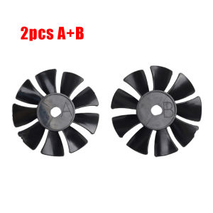 2pc Air Compressor Black Fan Blade Oil-Air Pump Motor Cooling Fan For 550W/750W Oil-free Air Compressor Side A & B 2022 New