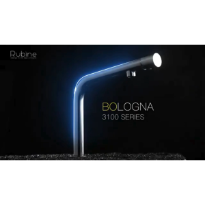 Rubine Bologna BO 3141 CH Sink Mixer Tap (Rose Gold/Chrome/Black)