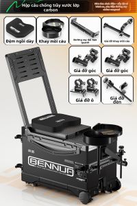 BENNUO | Hộp Đựng Dụng Cụ Có Bánh Xe Nhẹ Đa Năng Dung Lượng Lớn