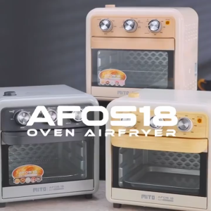 MITO AFOS18 Oven Air Fryer Multifunction with Water Dripping System 18 Liter