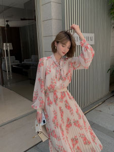 Satin Print Sashes Womens Dress
