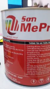 Sơn tổng hợp chống rỉ VIỆT PHÁP màu ghi xámmàu đỏ loại 3kg hàng chuẩn chất lượng