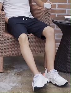 ผ้าสั้นผ้า L 5XL กางเกงขา ร่มใส่สบาย อากาสได้ดี ผู้ชาย