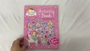 Unicorn Magic Princess Activity Book with Puffy Stickers Mazes Word Searches Games Fun Activities For Kids