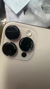 Optik Pro Lens Protector For iPhone 18 Pro Max 17 15 14 Pro Max Rear Camera Lens Protection Individual Tempered Glass Ring Film