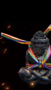 หุ่นพยนต์ มนต์พระกาฬ ขุนหลวงเปิดค่าย รุ่น 2 หลวงปู่ศักดิ์ สมาหิโต เนื้อนำฤกษ์ แร่ปราบเซียน รวมแร่ ด้ายเจ็ดสี ตะกรุดเงิน มีเลขให้เลือก