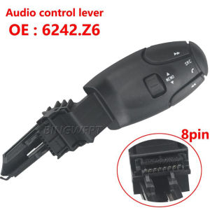 Car accessories For Peugeot 307 308 408 206 207 301 3008 for Citroen C2 Audio Control lever Switch 6242Z6