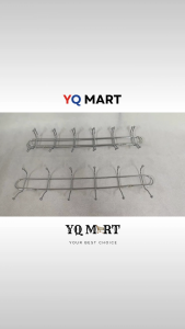 Extra Thick Door Hook Hanger/ Bathroom Hooks Wall Mounted Organizer/ Penyangkut Pintu Besi/ Cangkuk Tuala Baju Bilik Air