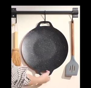 Wajan Konduksi Alat Panggang BBQ Barbeque Mutifungsi Grill Pan "Anti Lengket 34 cm"