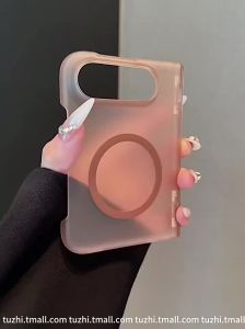 Luxury Candy Color Translucent for Magsafe Case for iPhone Duo 18 Fold Hinge Protect Magnetic Charge Cover for iPhone DUO 2026