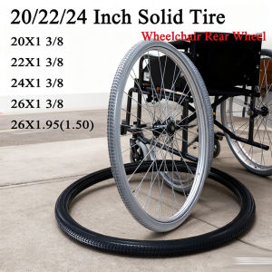 New 20x1 3/8 22X1 3 24X1 3/8 Solid Tires Suitable For Mountain Bikes Manual Wheelchair Rear Tire Replacement