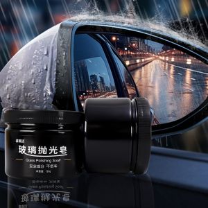 ผงทำความสะอาดฟิล์มขจัดคราบไขมันกระจกรถยนต์120กรัมสบู่ขัดเงากำจัดฟิล์มน้ำมันน้ำยาล้างแว็กซ์กระจกหน้ารถยนต์เครื่องมือซ่อมนาฬิการอยขีดข่วน