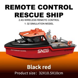 CONUSEA | 1/32 2.4G High Speed Electric Speedboat Remote Control Rescue Boat Brushless Rc Boat Children Toys Aquatic RC Ship for Boy Gifts