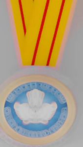 KALUNG MEDALI INSERT PAPER/WISUDA/KEJUARAAN/KALUNG GORDON/ FREE CUSTOM DESAIN MIN. 10 PCS