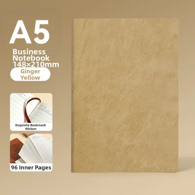 Custom Soft Leather Thick Pages Logo Engraving Notebook