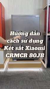 [BH 6 NĂM] Két Sắt Xiaomi CRMCR 80JB Khóa Vân Tay Điện Tử Kết Nối APP Xiaomi Home