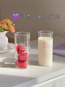 แก้วกาแฟ ทนความร้อน แก้วใส่ นม น้ํา ขนาด 400ml มินิมอล Glass Cup ราคาที่สุด สำหรับการกอนหากับความยืดหรือการหยุดต้น