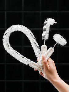 Kitchen Sink Cleaning Brush Drain Pipe Multi-Function Faucet Gap Brush Hard Bristle Small Brush Unblocking Cleaning Brush