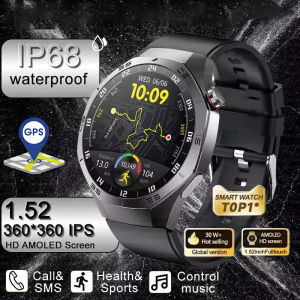 For Men Women Smart Watch AMOLED Screen Wireless Call Tracker Smartwatch Multiple Sports Modes All-day Heart Rate Monitoring New