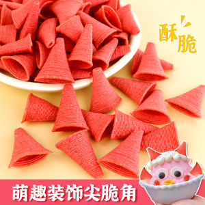 Delicious Snack Decoration Sharp Crispy Cornflake Monster Mouth Plugin for Dessert Hotpot Shop Sweet Treats Snowflake Ice Accessories