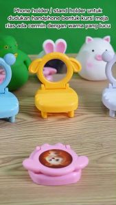 Satu Keluarga Stand Holder HP Lipat Motif Meja Rias ada Cermin C870 Holder Smartphone Dudukan Hp