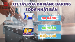 XỊT TẨY RỬA ĐA NĂNG BAKING SODA NHẬT BẢN (CHAI 300ML)
