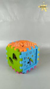 Mainan Anak Blok Balok Edukasi Bongkar Pasang Pola Bangunan Edukasi