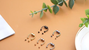 Magnetic Nose Ring Fake Stainless Steel For Women Men Clip On Reusable Fashion Horseshoe Non-Perforated Hoop Hypoallergenic Adjustable Septum Rings Stylish Gothic Rock Alloy Body Jewelry