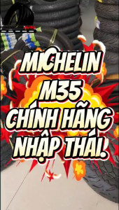 (MICHELIN M35 - 2.25-17& 2.50-17) Vỏ dùng ruột Michelin M35 size kiểng Future Wave Dream CUB...