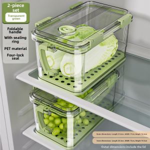 Transparent Food Storage Container Egg and Vegetable Preservation