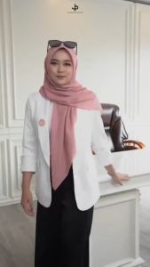 JOURNEY SCARVES - Lasercut Polos Hijab Segiempat Jilbab Motif Voal Scarf