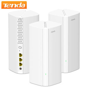 Tenda AX3000 WiFi6 Mesh System EM/MX12 Wireless Router Wi-Fi6 Mesh WiFi Router up to 7000 sq.ft. Wifi Range Extender WIFI 6 Mesh