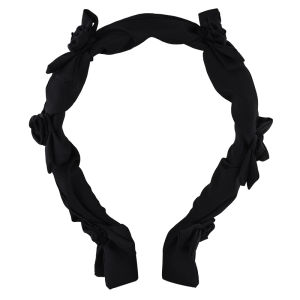 Suzyacc Kr Floral Butterfly Knot Fabric Hairband Unique Design Face Washing Headband Korean Style Fresh out Fashion Accessory