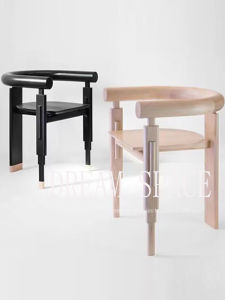 Nordic Chinese Style Solid Wood Dining Chair
