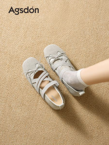 Agsdon | Inner Lifting Ballet Flats Summer Shallow Mouth Mary Jane Shoes