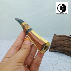 once pipa klokotan kayu kelor hitam kombinasi nogosari kemuning liwung setigi model segi enam h550