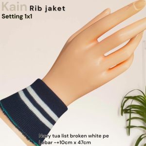 kain rib bur rajut 1x1 colorful variasi benang full pe 30s dan polyester premium perlembar