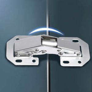 Bộ 2 Bản lề cửa tủ không khoan hình cầu 3" 4" 5" cho tủ bếp bản lề gập giảm chấn- ESTLA