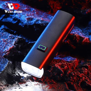 WEST BIKING Bike Light Rechargeable Smart Vibration Induction Mountain Bicycle Headlight LED Bike Accessories