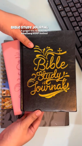 Bible Study Journal Notebook - S.O.A.P method Bible Study Supplies Church Notes Notebook Daily A5