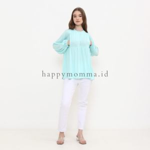 Baju Busui Lengan Panjang - Baju Menyusui Friendly Bukaan Kanan Kiri Adem
