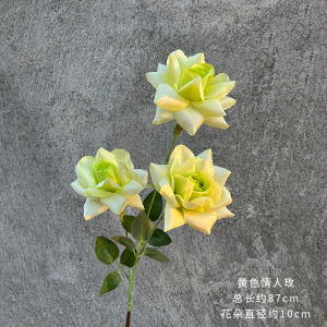 Wedding Yellow Series Artificial Flowers Stage Road Guide Flower Arrangement Home Decor Fake Flowers Ornaments Rose