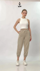 VCRL Celana Joger Wanita Sweatpants Premium Korean Style Ukuran Jumbo Bahan Import Tebal