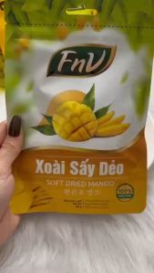 [DEAL SỈ GIÁ HỜI] Combo 10 gói xoài sấy dẻo ăn vặt FNV 10 gói x 100g